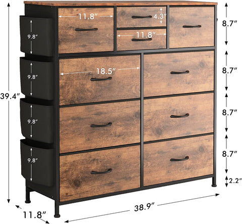 LULIVE 10 Drawer Dresser